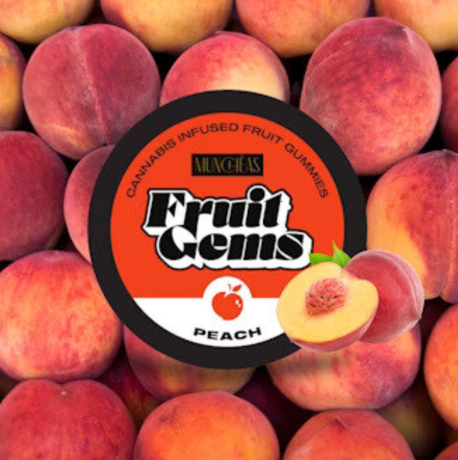 Muncheas Peach Fruit Gems