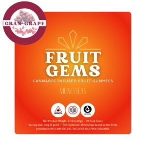 Muncheas Cran-Grape Fruit Gems